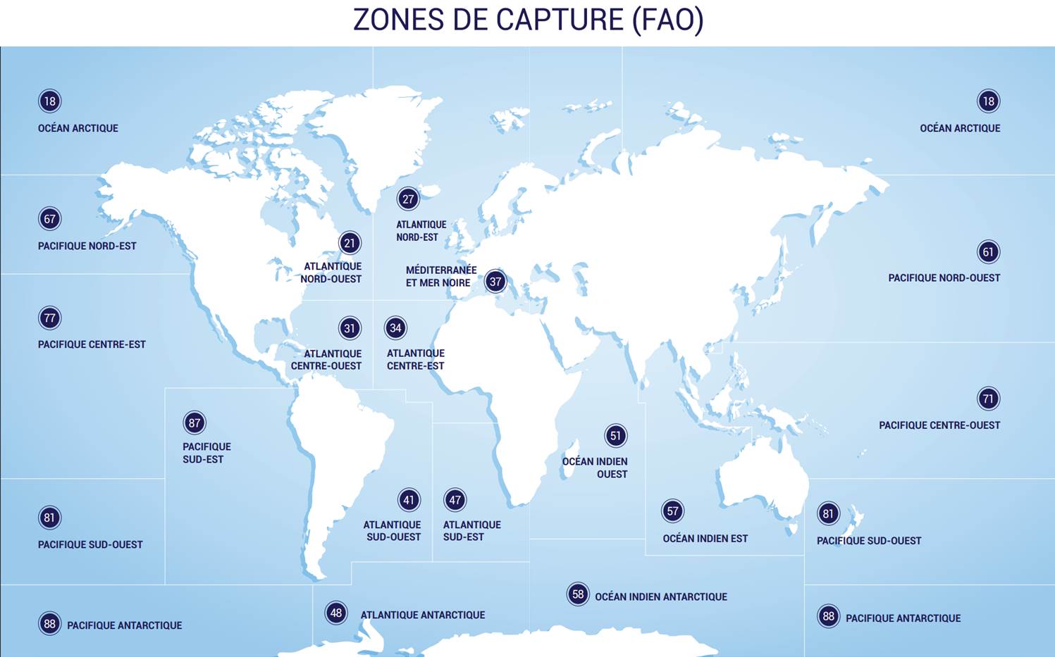 Cartographie Zeevruchten Gids